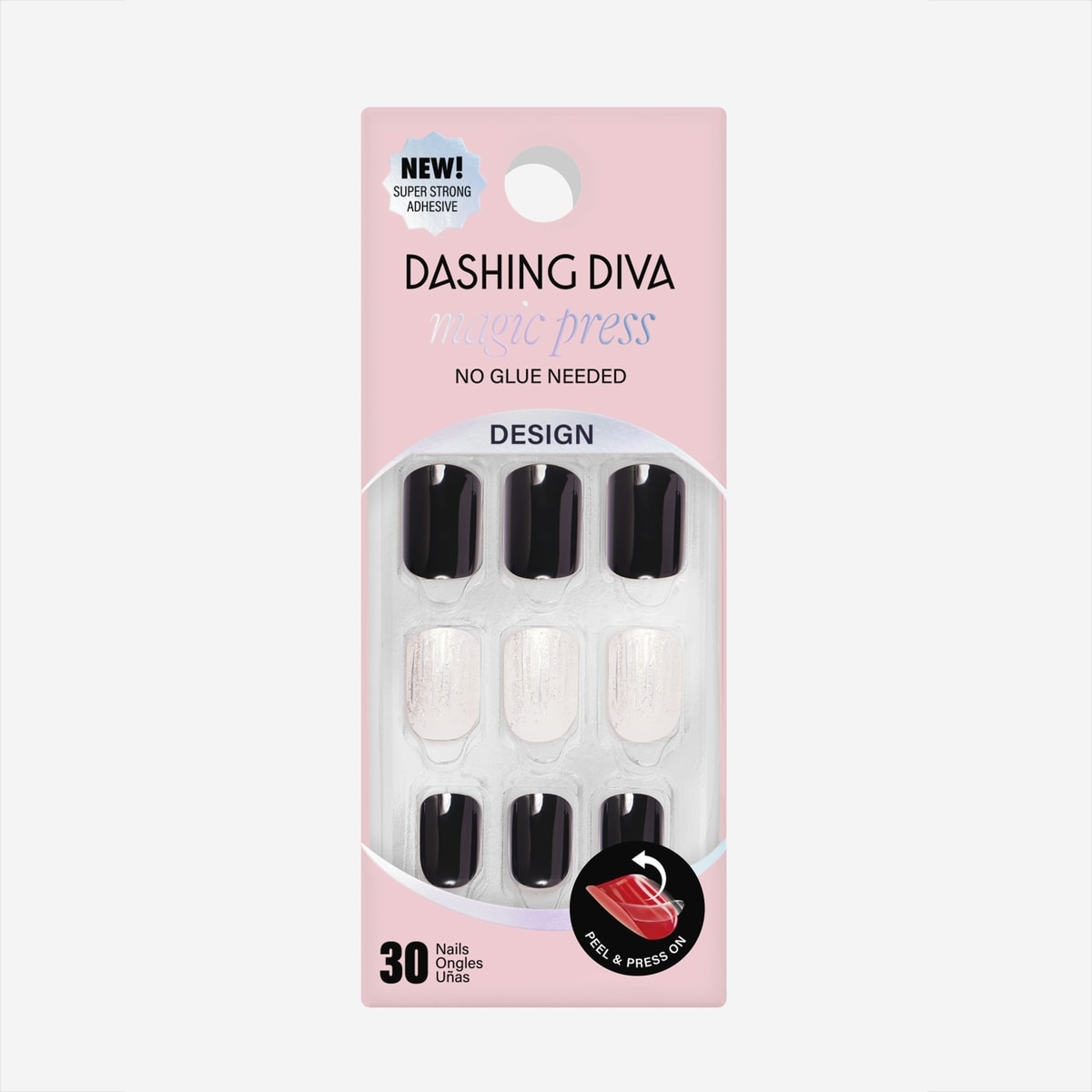 Dashing Diva Magic Press - Black Beam 30 Pieces BLACK