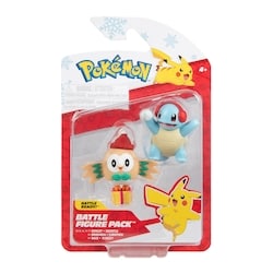 Holiday Squirtle #2 (Snowball Fight) & Holiday Rowlet (Present & Hat) 1