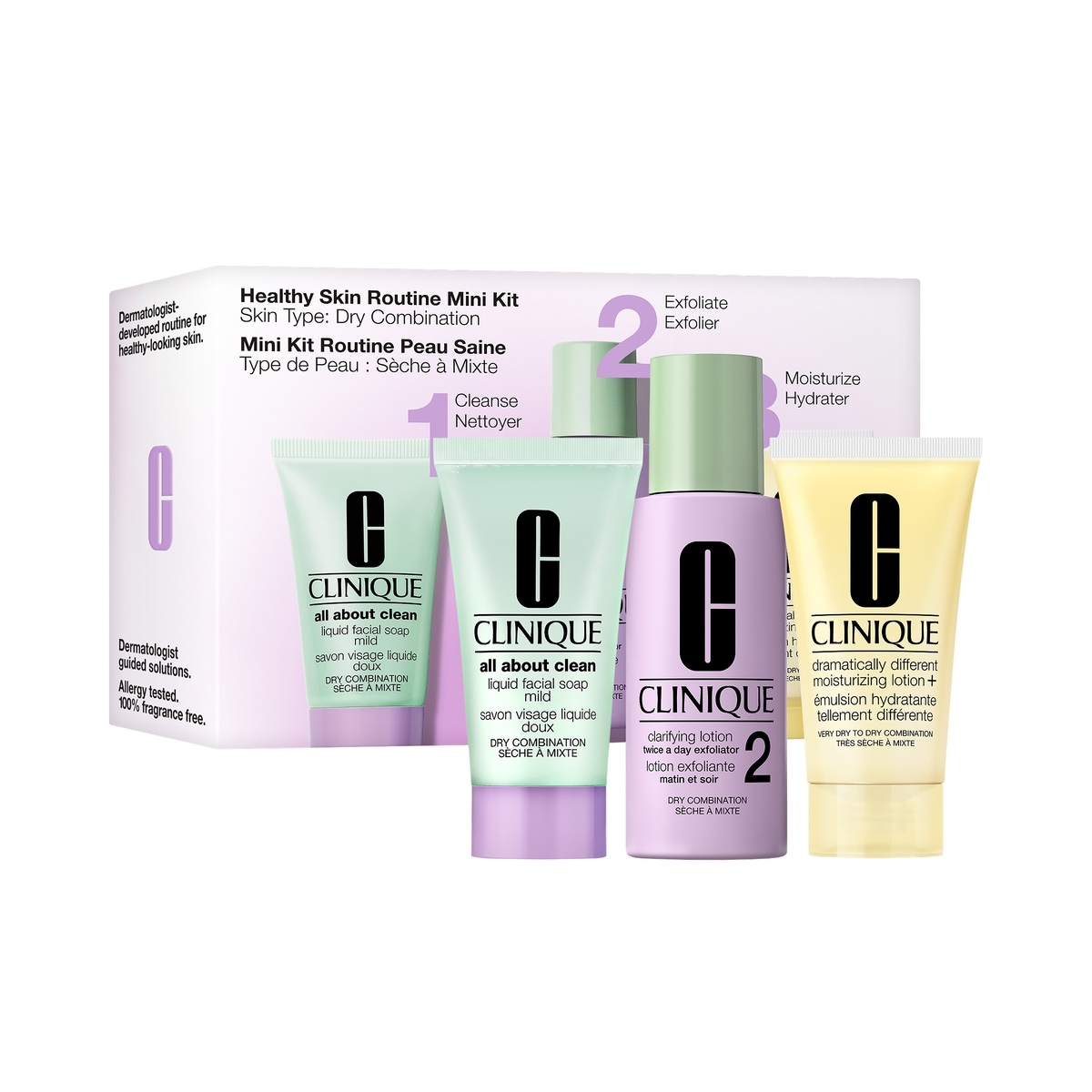 Healthy Skin Routine: Mini 3-Step Kit For Dry Skin