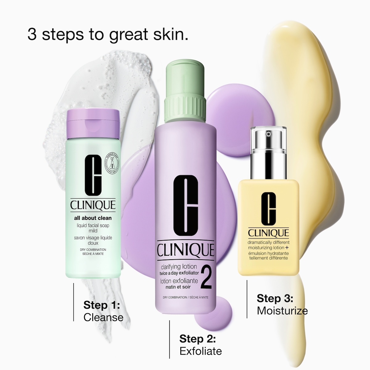 Healthy Skin Routine: Mini 3-Step Kit For Dry Skin