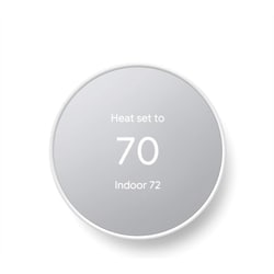 Nest Smart Programmable Wifi Thermostat Snow 1