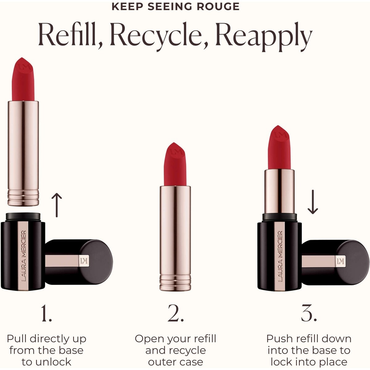 Caviar Smoothing Matte Lipstick - 668 Rose Crepe  - REFILL