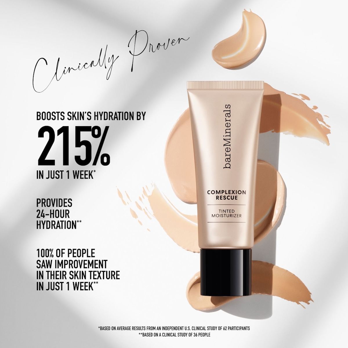 Crème Hydratante Teintée COMPLEXION RESCUEMD avec acide hyaluronique