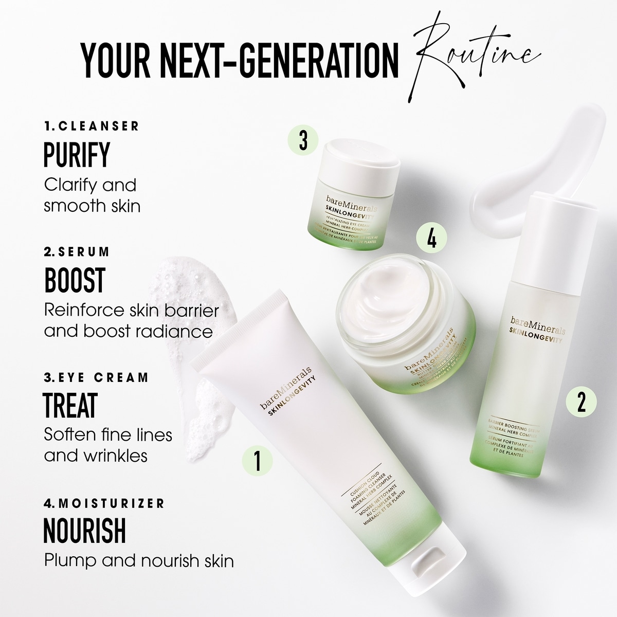 SKINLONGEVITY Cushion Cloud Gentle Foaming Cleanser