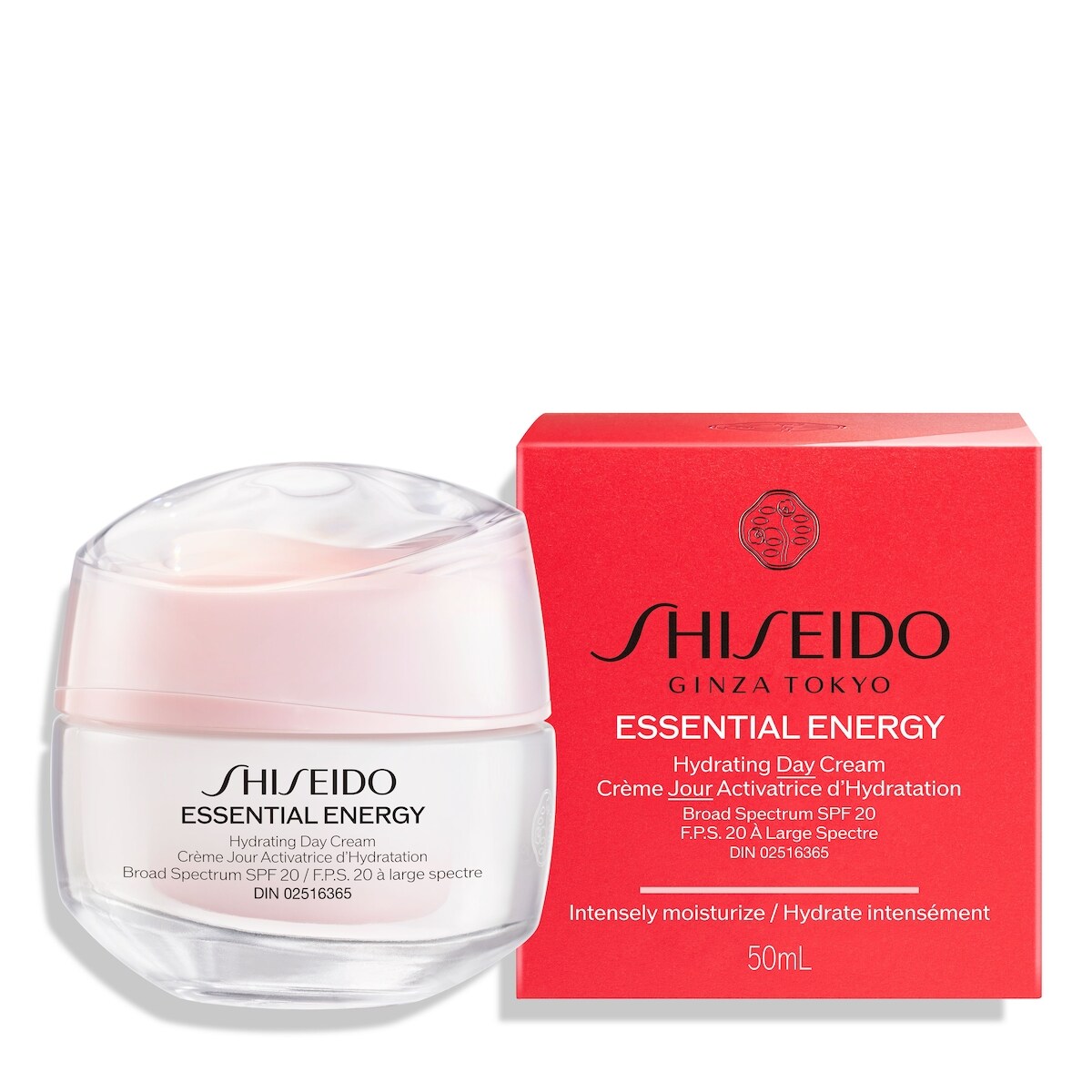 Shiseido Crème jour activatrice d'hydratation Essential Energy FPS