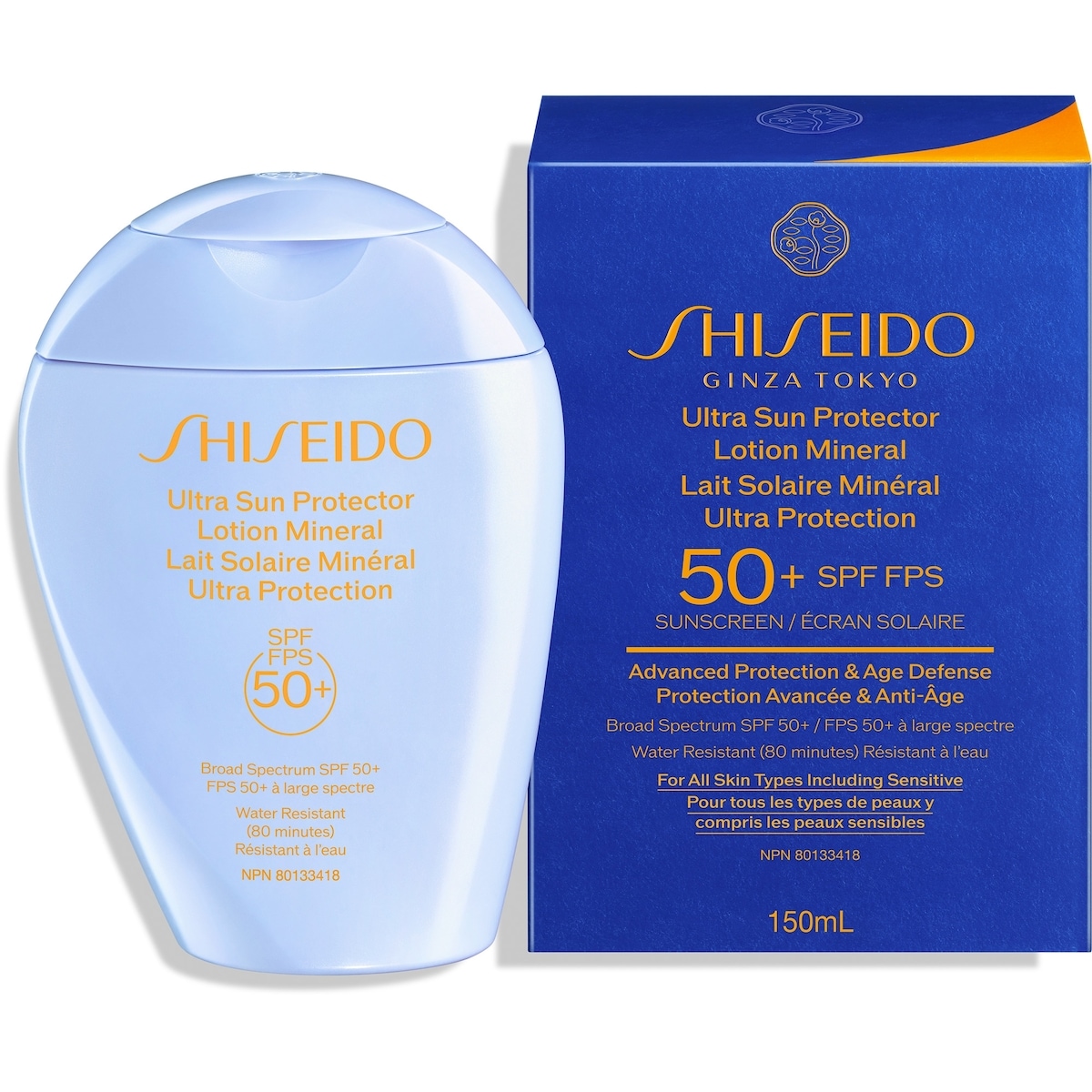 SOINS SOLAIRES SHISEIDO​
Lotion Minérale Protectrice Ultra Su