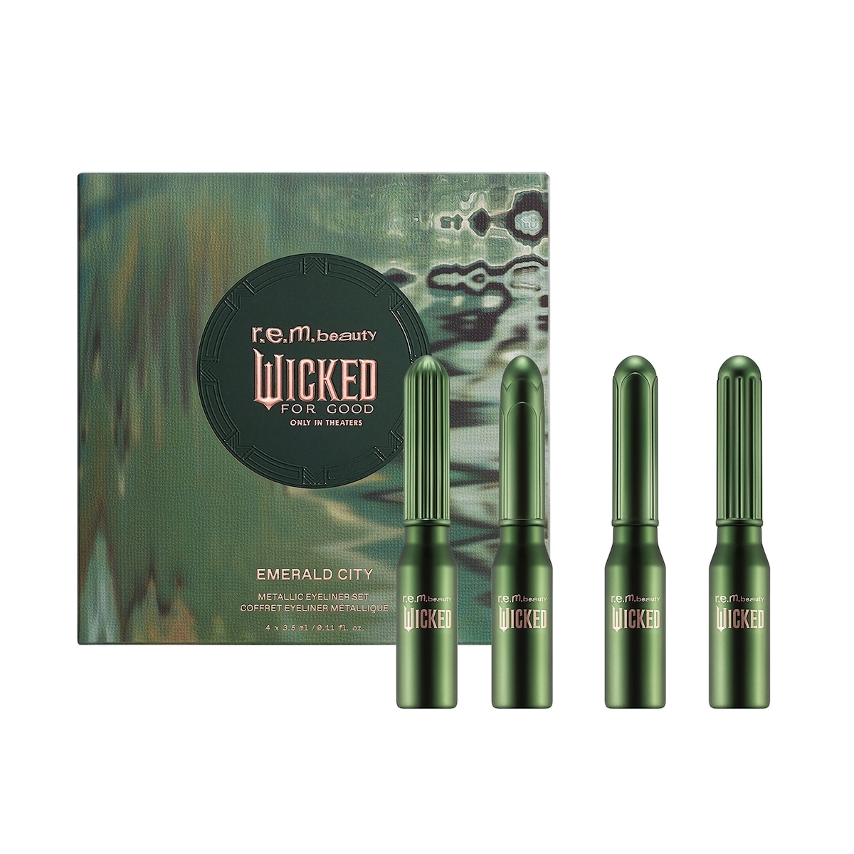Wicked For Good -  Emerald City Metallic Eyeliner Set - 4 X 3.5 Ml
