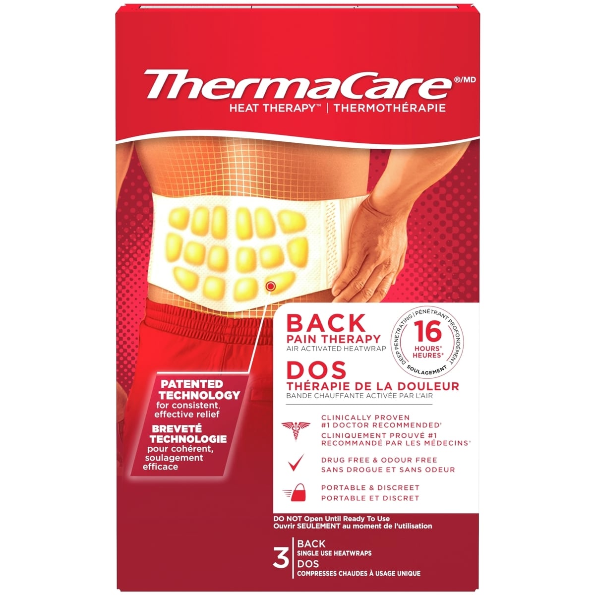 Thermacare Thermacare Heatwrap Advanced Back Pain Therapy 3 Count