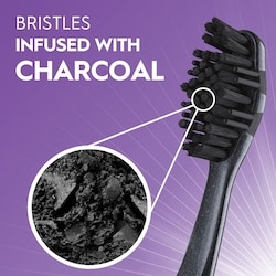 Advanced Whitening Charcoal Toothbrushes, Medium, 2 Count 3