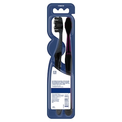 Advanced Whitening Charcoal Toothbrushes, Medium, 2 Count 6