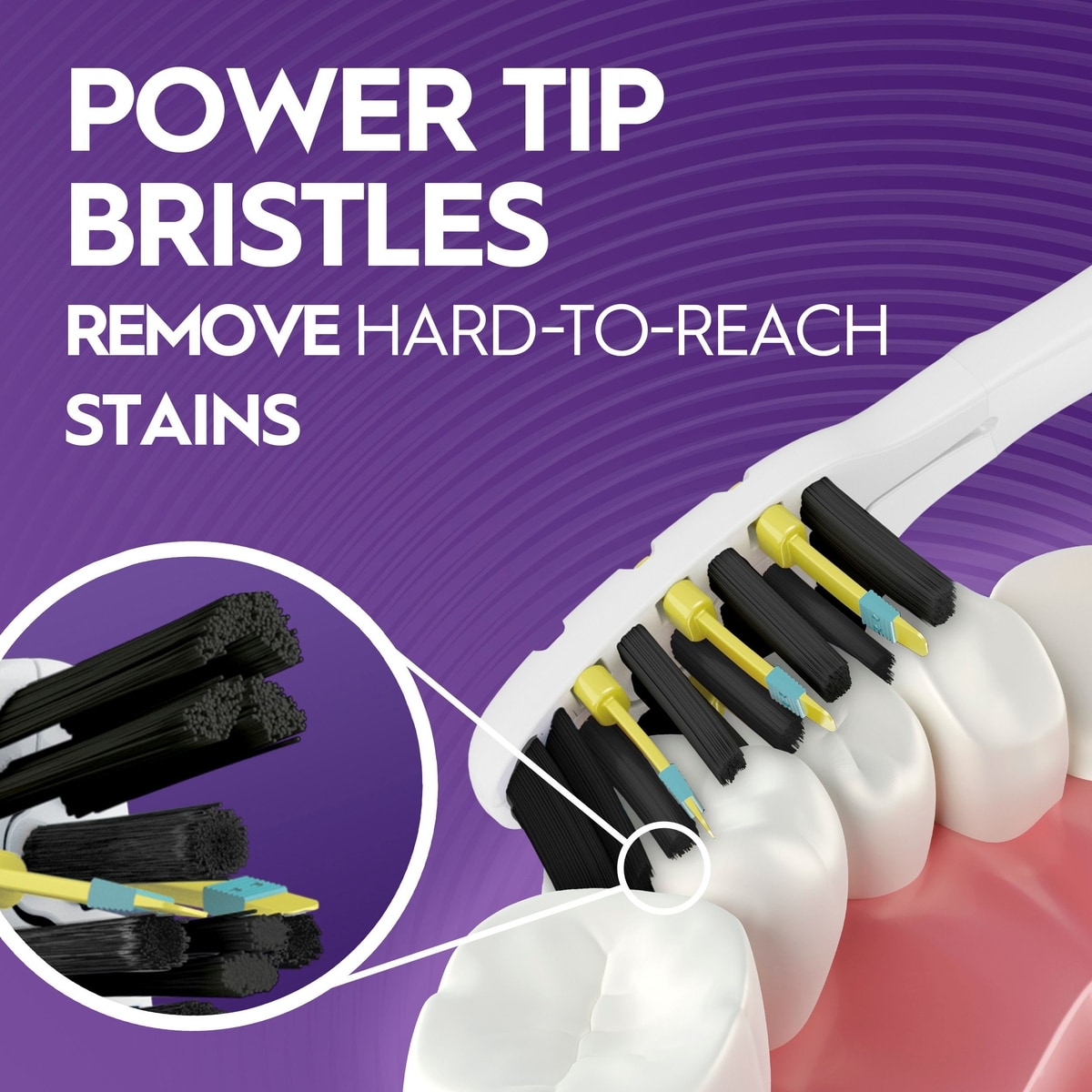 Brosse à dents à pile Oral-B avec soies imprégnées de charbon, souple, 1 unité