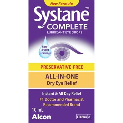Complete Lubricant Eye Drops Preservative Free 4