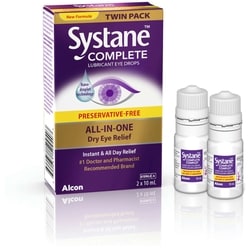 Complete Lubricant Eye Drops Preservative Free Twin Pack 2