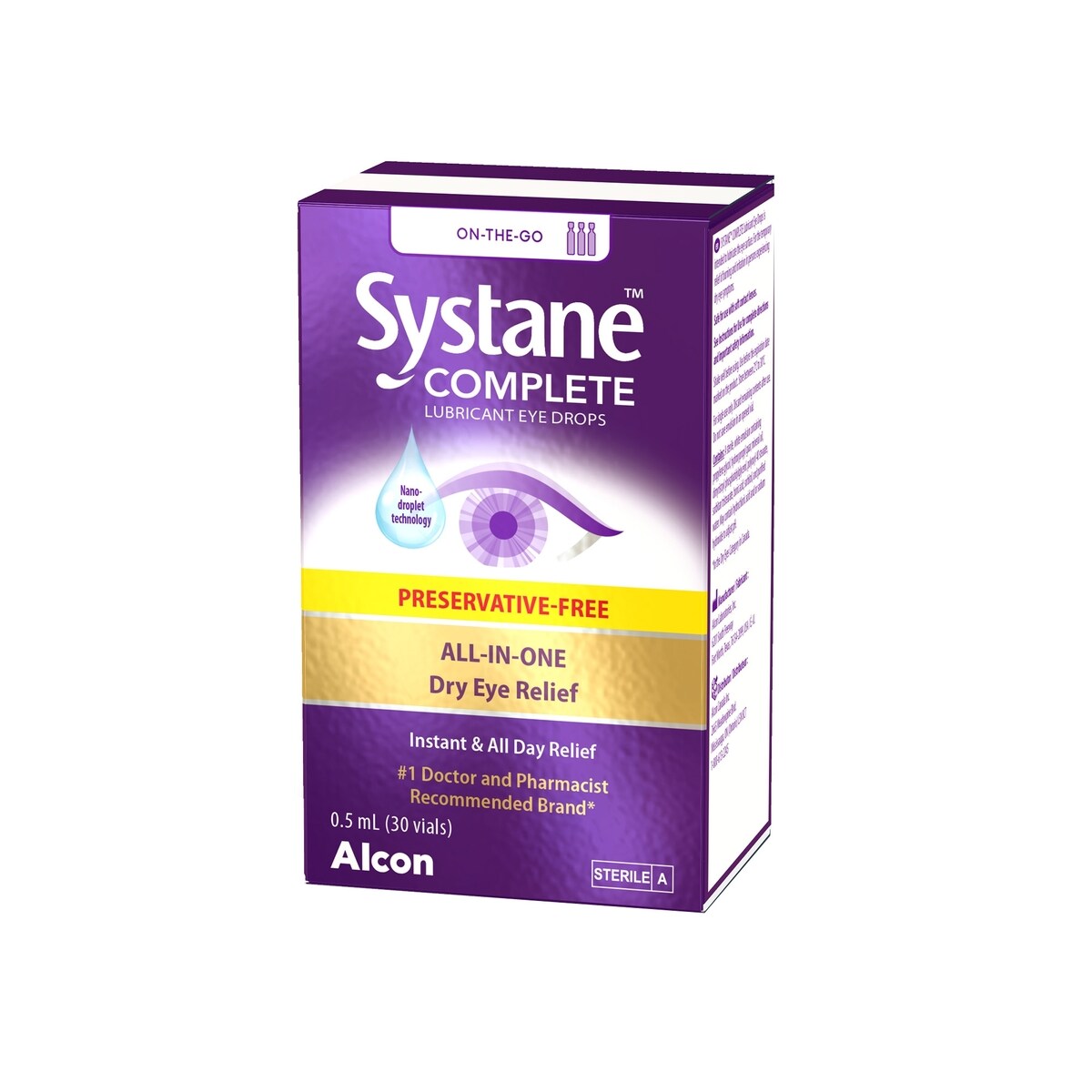 Gouttes oculaires lubrifiantes SYSTANEMD COMPLET sans agent de conservation