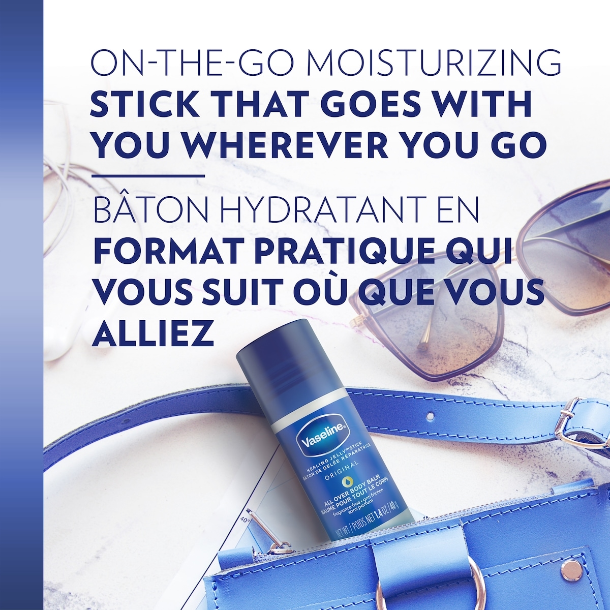 Healing Jelly All-Over Body Balm Jelly Stick dry skin relief gel moisturizer Original Petroleum Jelly for hard-to-reach spots 40 g