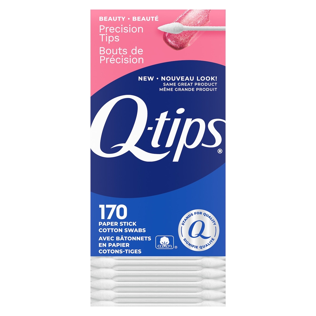 Q-Tips Q-tips Precision Tips Cotton Swabs 170 ct 170 Count