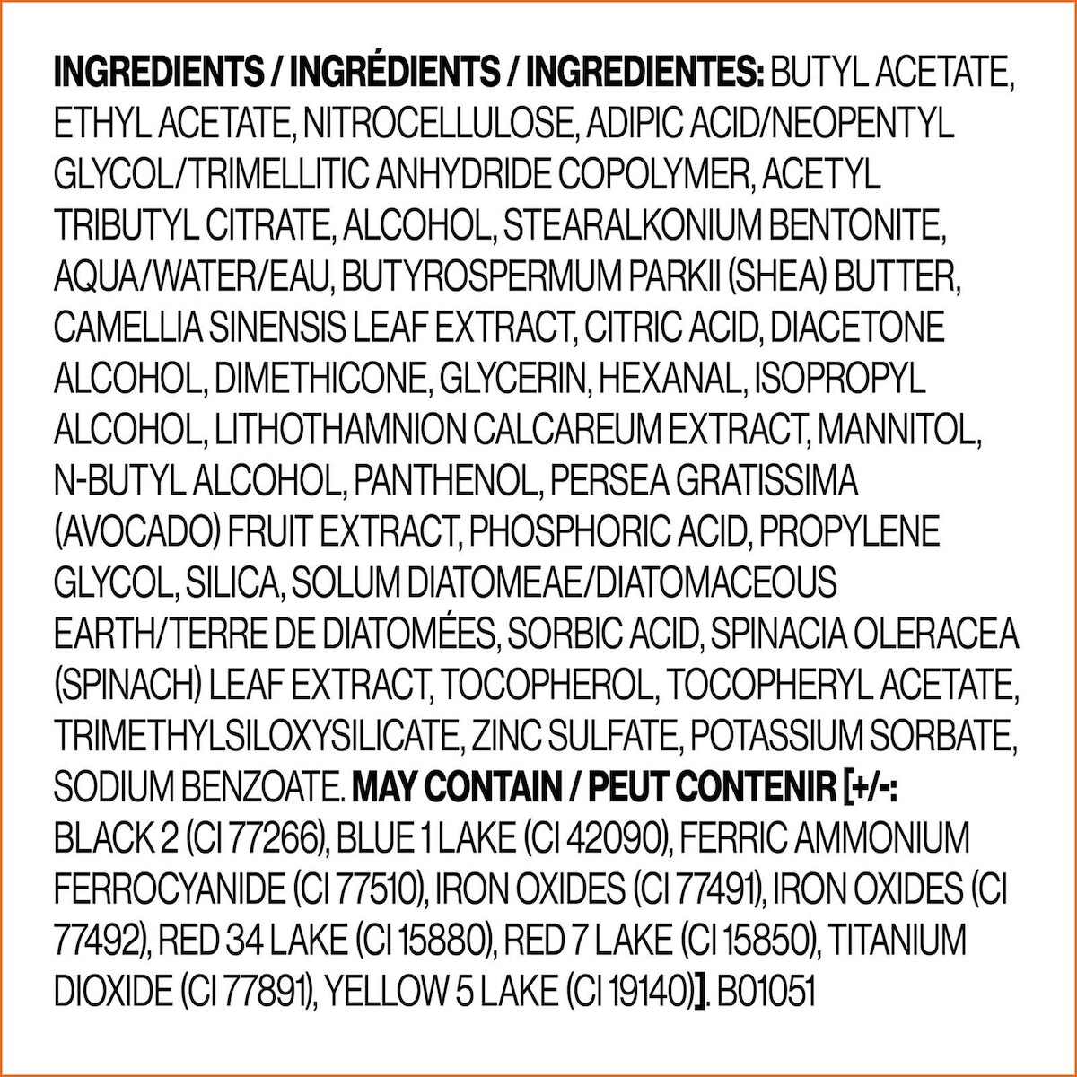 One Coat Nail Polish, 100% Vegan