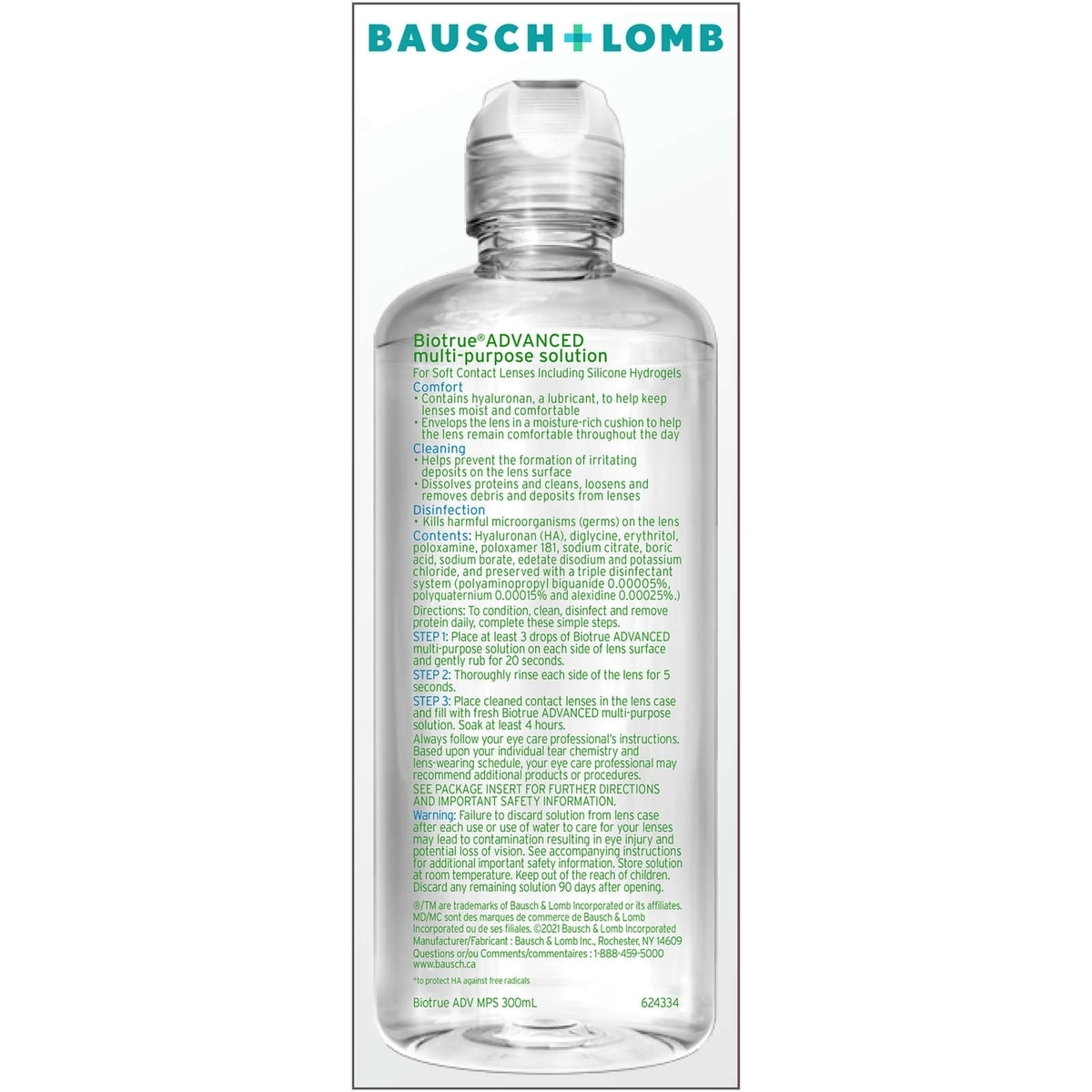 Solution polyvalente Biotrue Supérieure