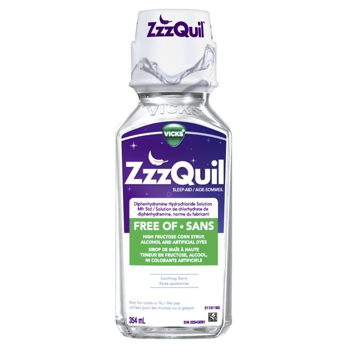 VZZZQuil Free Of Berry  CAN 354mL