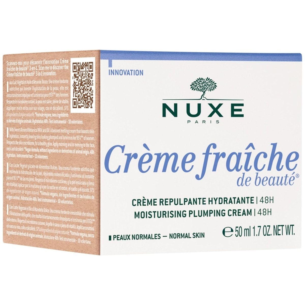Crème Fraîche de Beauté®, Moisturizing Plumping Cream