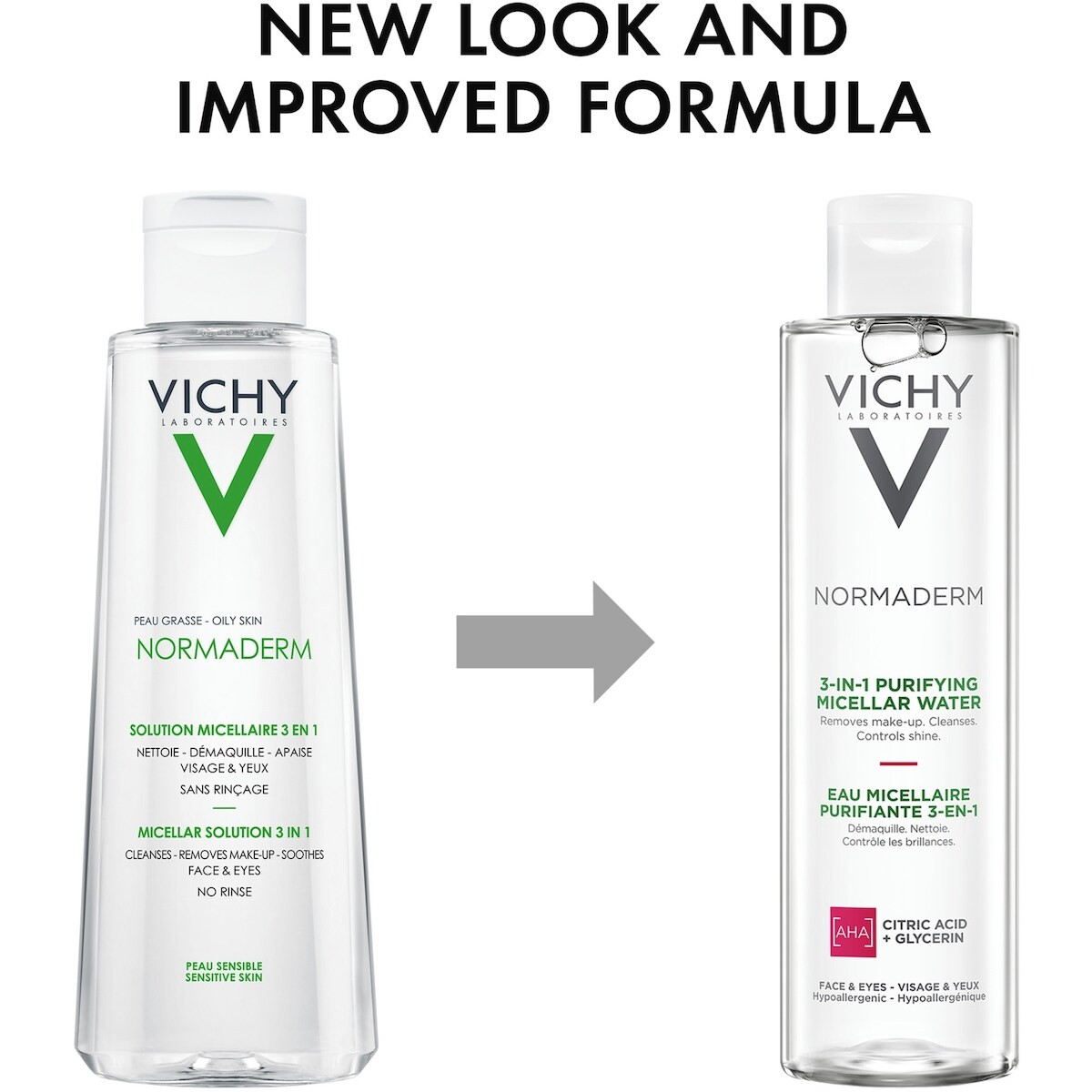 Solution micellaire Normaderm, visage et yeux
