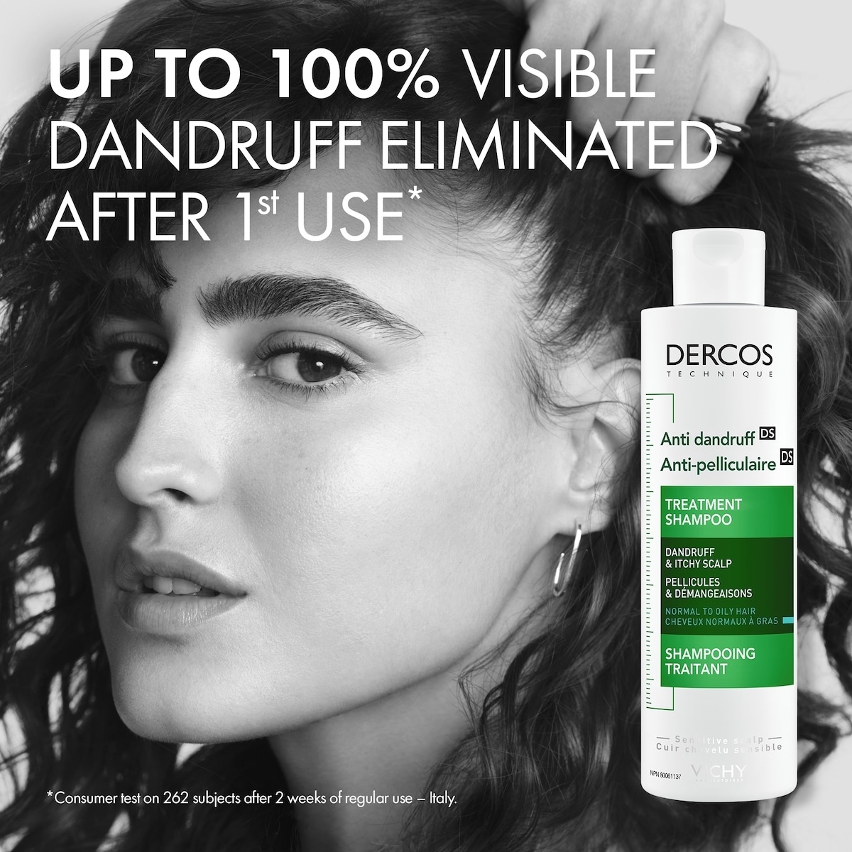 Dercos Shampooing Anti-Pelliculaire Cheveux Normaux À Gras