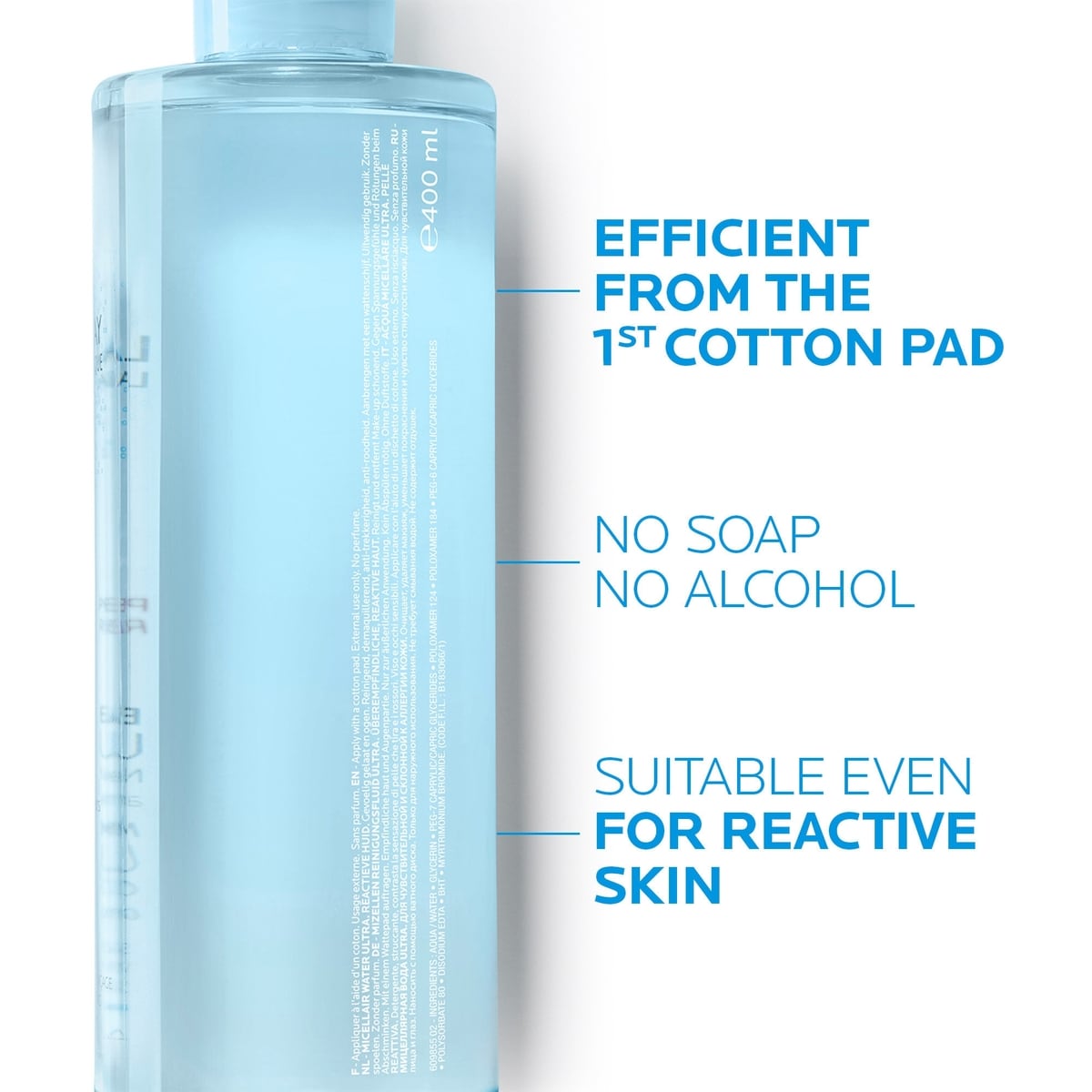 Eau Micellaire Ultra pour peaux réactives