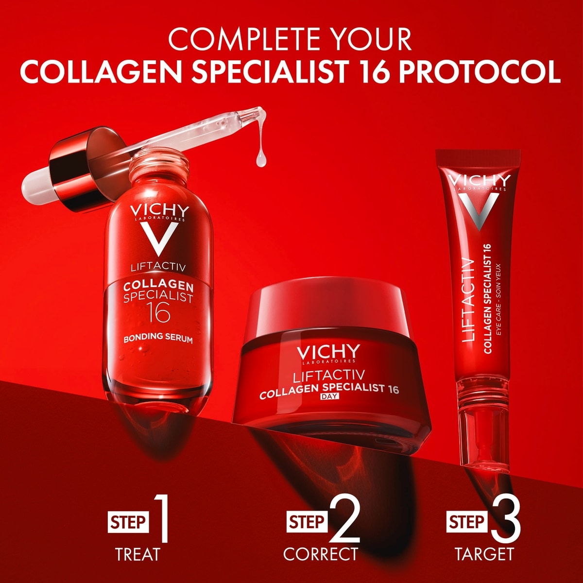 Liftactiv Collagen Specialist –  Anti-aging face moisturizing cream with peptides and vitamin C