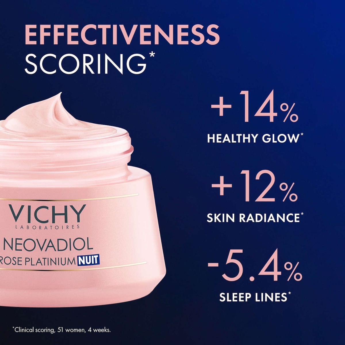 Neovadiol  Rose Platinium Crème de Nuit revitalisante repulpante 50 mL