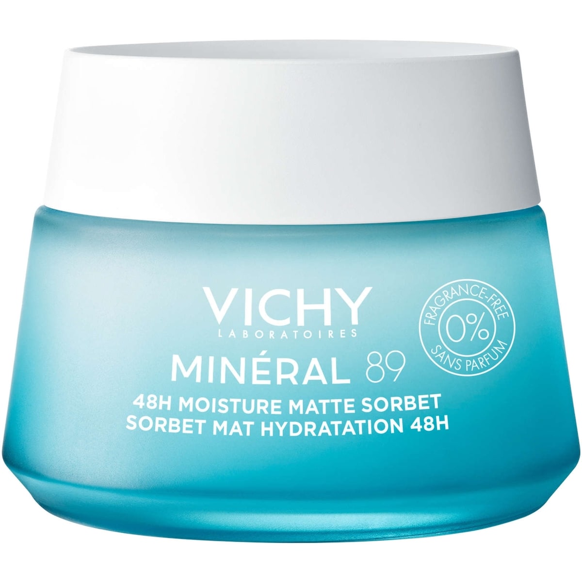 Vichy Minéral 89 48h Moisture Matte Sorbet Fragrance Free Gel