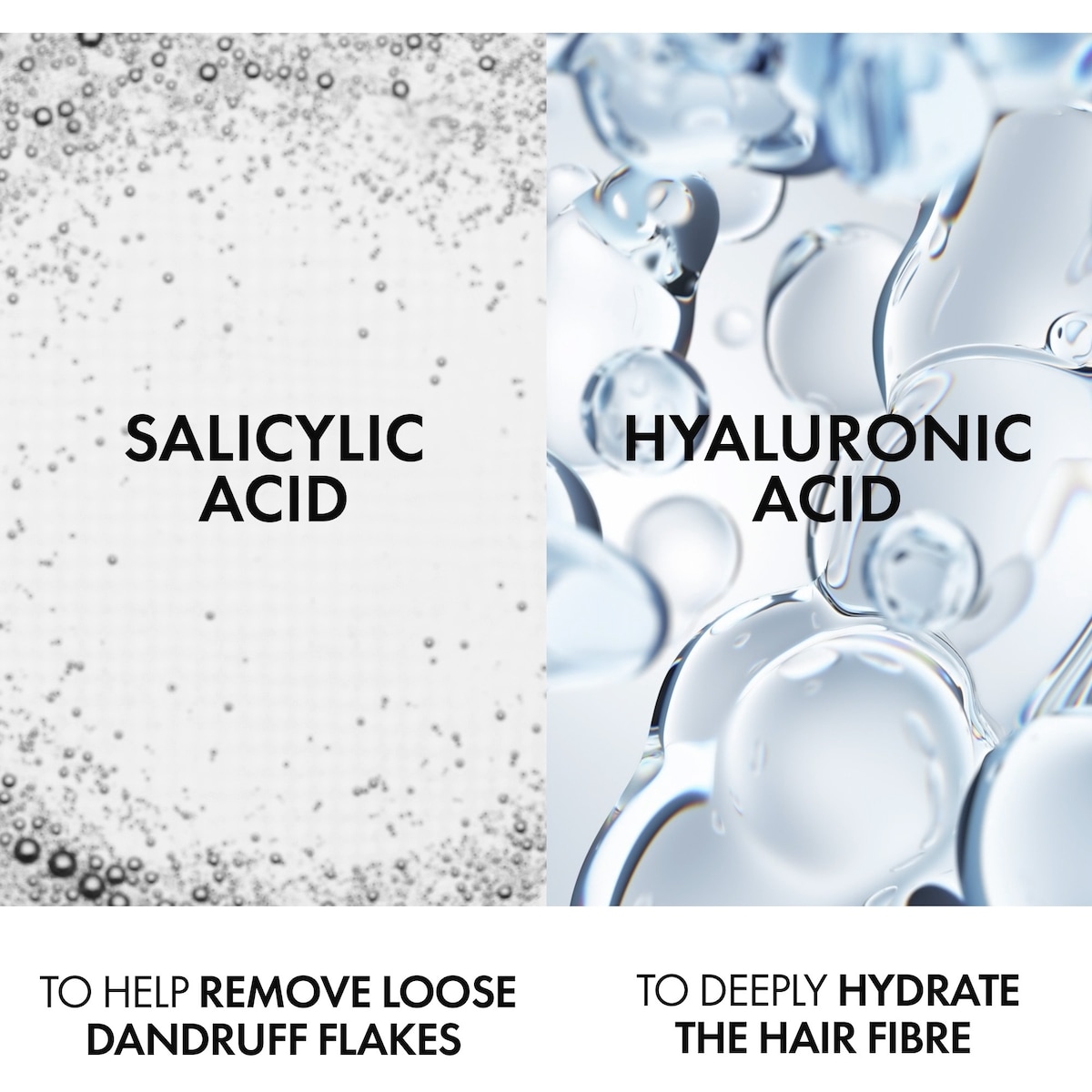 Vichy Dercos Shampooing + Revitalisant 2-en-1 à tendance pelliculaire à l’Acide Hyaluronique pour Cuir Chevelu Sensible