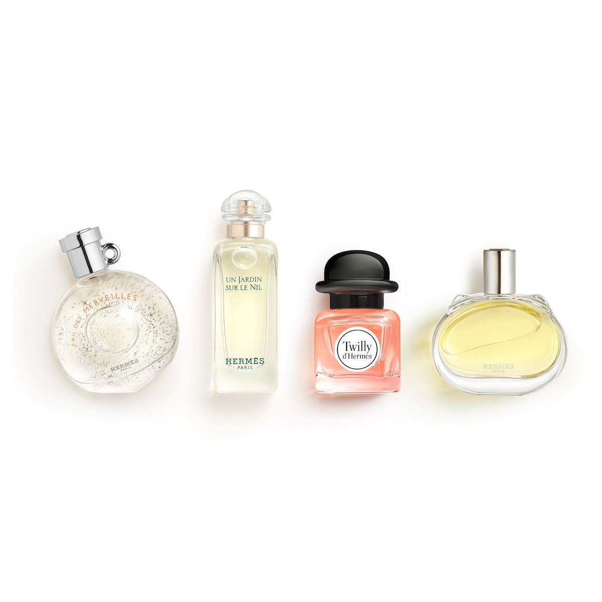 Twilly d'Hermès, Eau des Merveilles, Un Jardin sur le Nil, Barénia Miniatures gift set