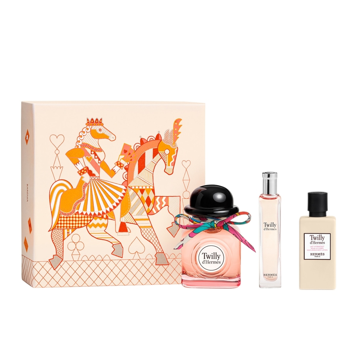 未使用品ショッパー付きTwilly d'Hermès コフレ Hermès Twilly d'Hermès gift set, Eau de Parfum, 85 ml + 15 ml + 40