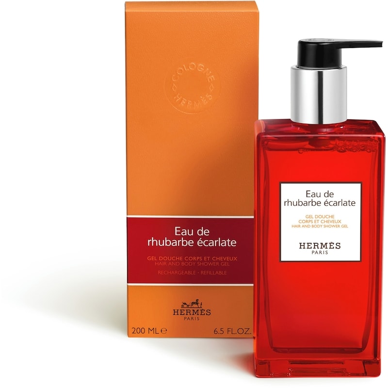 Hermès Eau de rhubarbe écarlate, hair and body shower gel