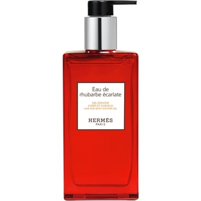 Hermès Eau de rhubarbe écarlate, gel douche corps et cheveux