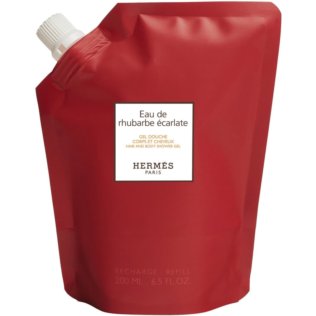 Hermès Eau de rhubarbe écarlate, hair and body shower gel refill