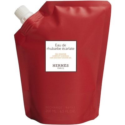 Hermès Eau de rhubarbe écarlate, hair and body shower gel refill
