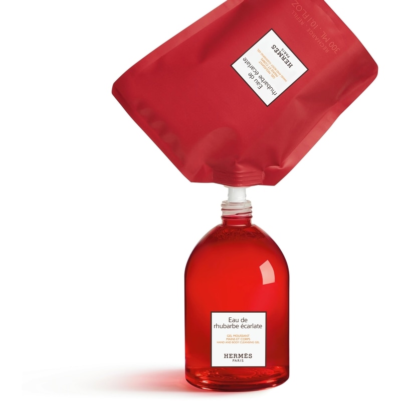 Hermès Eau de rhubarbe écarlate, gel moussant mains et corps