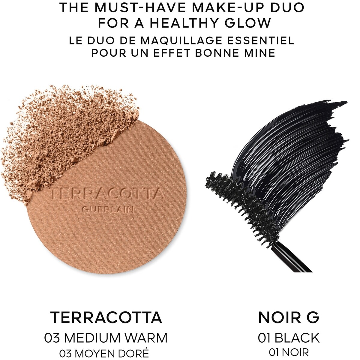 LE COFFRET TERRACOTTA x NOIR G LA POUDRE BRONZANTE & LE MASCARA COURBE VOLUME INTENSE