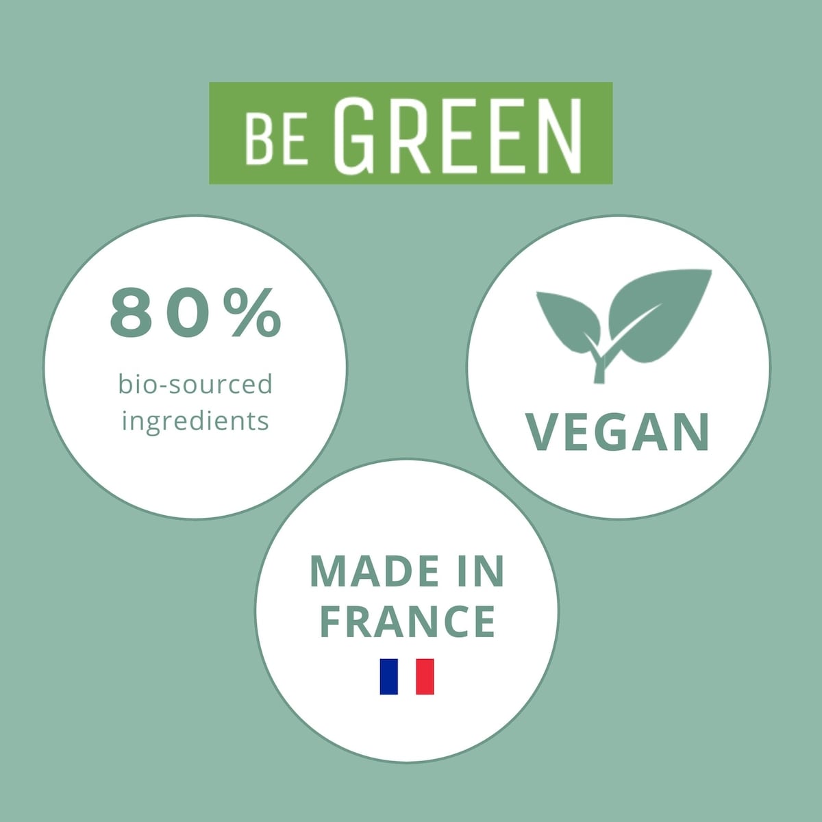 Be Green  Nail Lacquer 2 In 1 Base And Top Coat