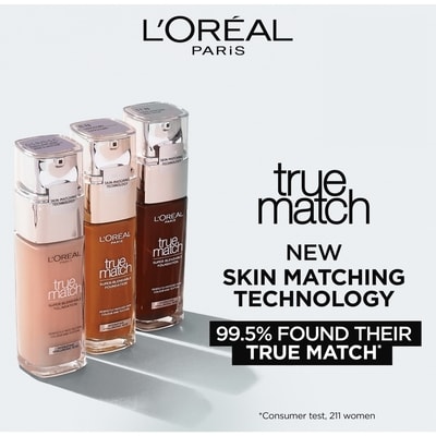 True Match Foundation with Hyaluronic Acid & Moisturizing Care 4