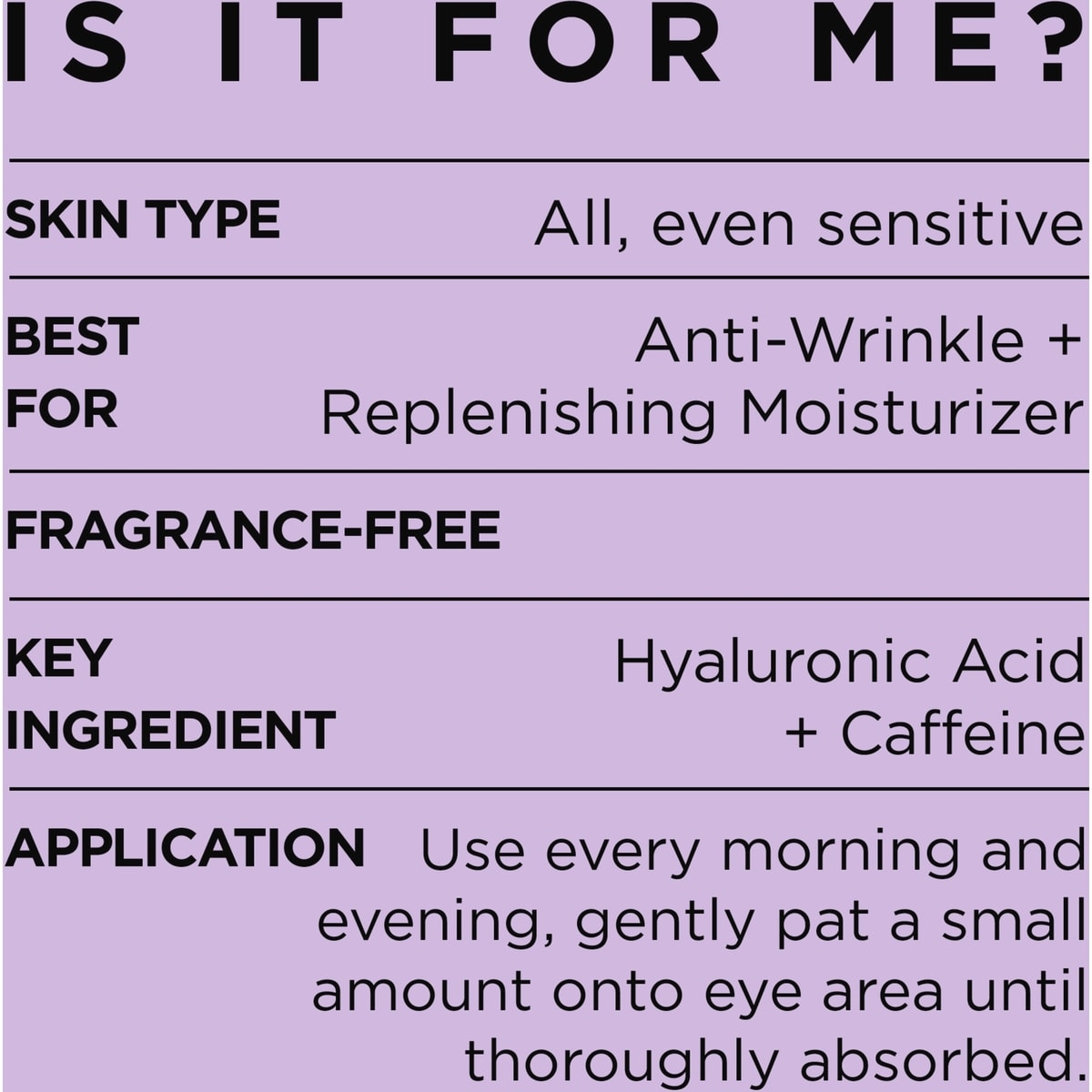 Revitalift Volume Filler Anti-Aging Replumping Eye Care with Hyaluronic Acid + Caffeine