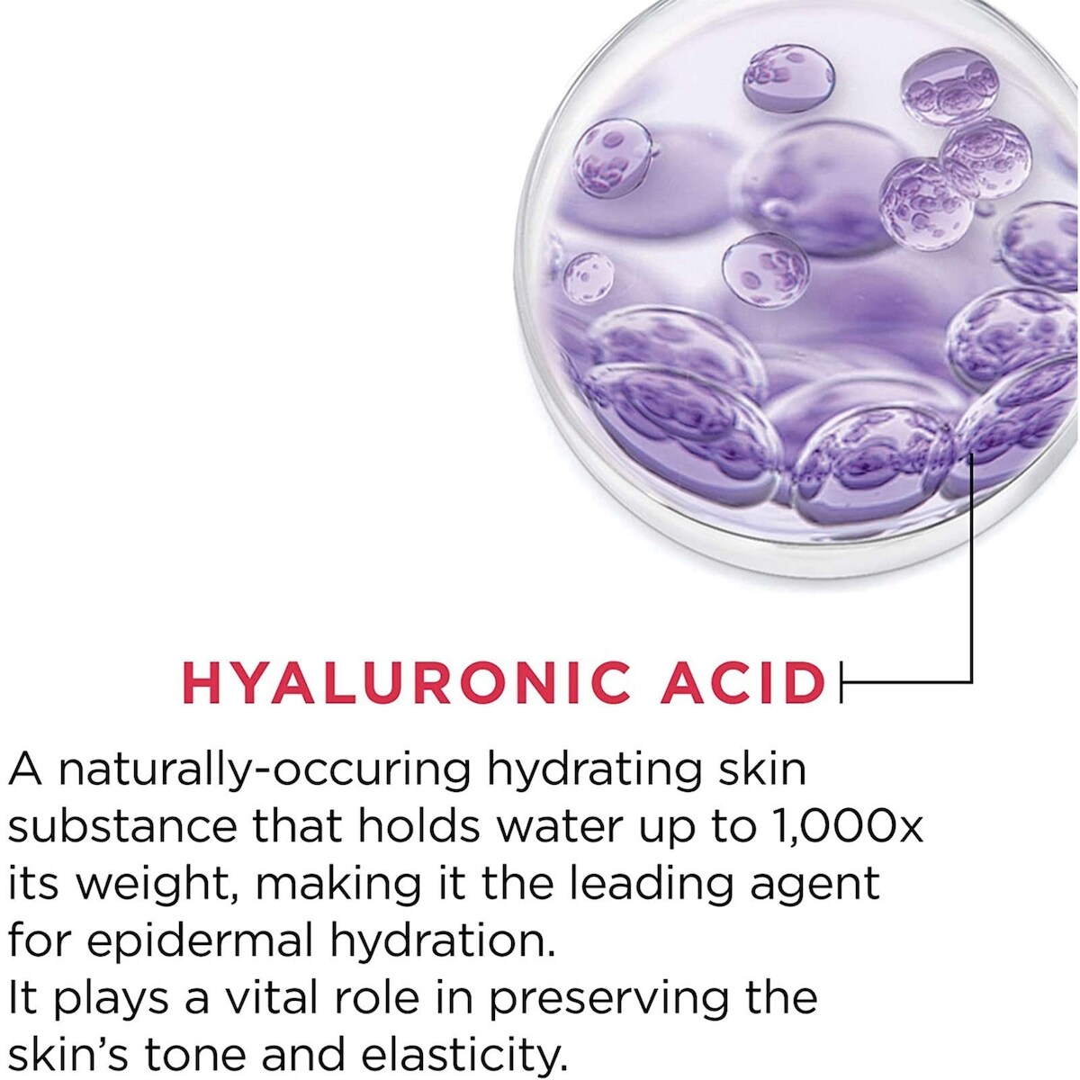 Revitalift Crème de yeux pour le visage Hydratant avec acide hyaluronique, sans parfum, sans alcool