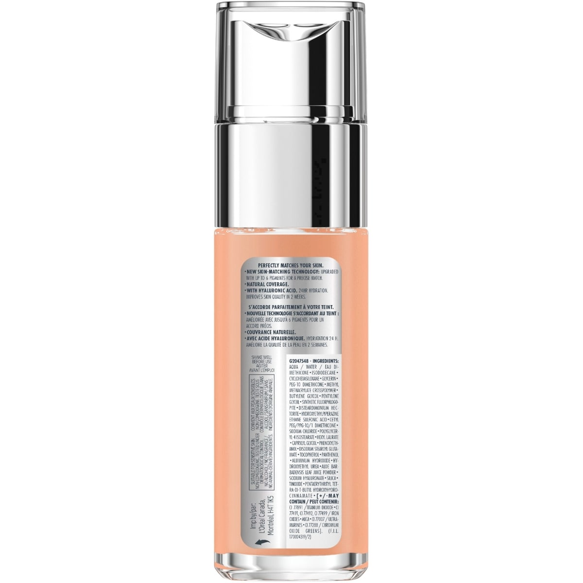 True Match Foundation with Hyaluronic Acid & Moisturizing Care