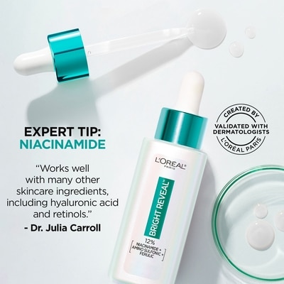 Bright Reveal Dark Spot Face Serum with 12% Niacinamide + Ferulic + Amino Sulfonic Acids 7