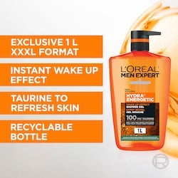 Men Expert Hydra Energetic Men's Body Wash 7