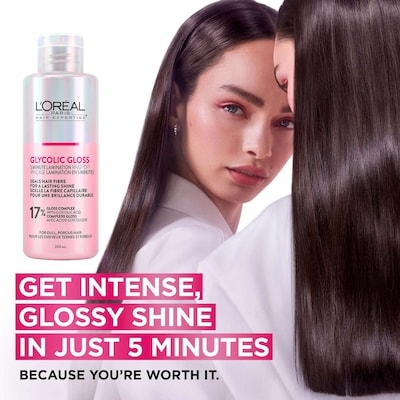 Shine Lamination Hair Treatment, Glycolic Gloss 2