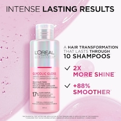 Shine Lamination Hair Treatment, Glycolic Gloss 3