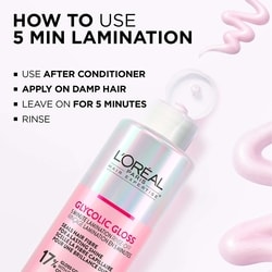 Shine Lamination Hair Treatment, Glycolic Gloss 5