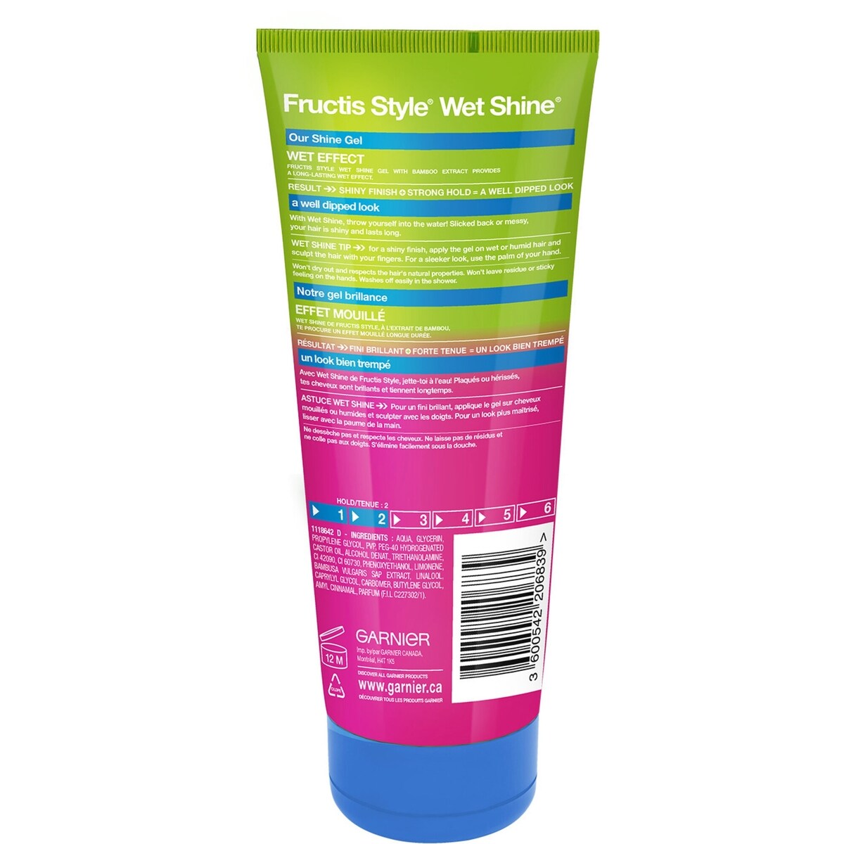 Fructis Style Gel Effet Mouillé, 200ml